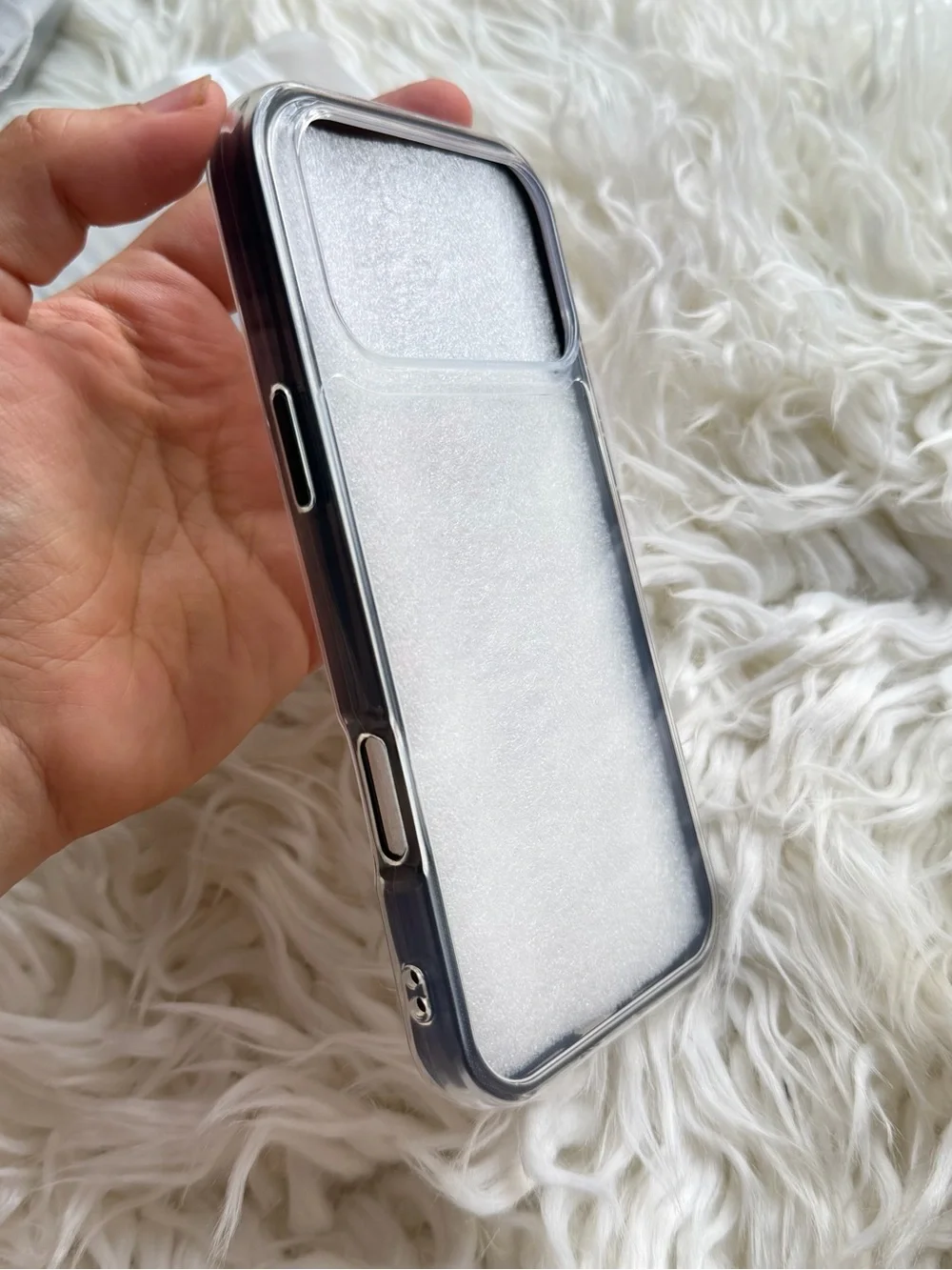 Clear Protective iPhone 17 Pro Max Case with Black Frame